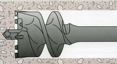 Проломной бур SDS MAX 55x800мм по бетону